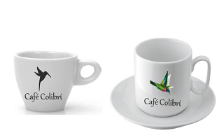 Taza cafe colibri